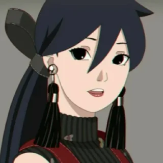 ❤️ emoji Kiyomi uchiha ┈➤ @anime_stickerspack Telegram sticker 14 of 21