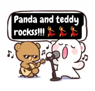 🎤 emoji Milk & Mocha ⭐️ @stickersbag Telegram sticker 18 of 86