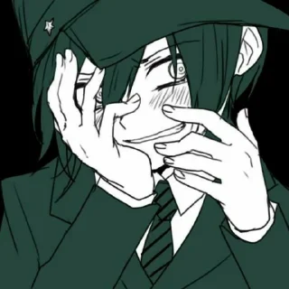 😉 emoji Pregame Shuichi Saihara Telegram sticker 24 of 50