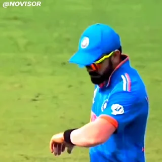 😒 emoji King Kohli 2 - @CricCollections Telegram sticker 11 of 120