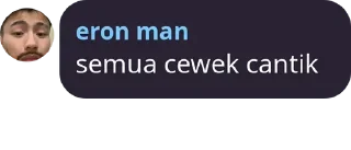 Sticker from semua cewek cantik