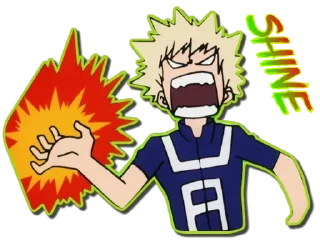👿 emoji bakugou @animestickerchannel Telegram sticker 18 of 75