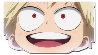 😃 emoji bakugou @animestickerchannel Telegram sticker 17 of 75