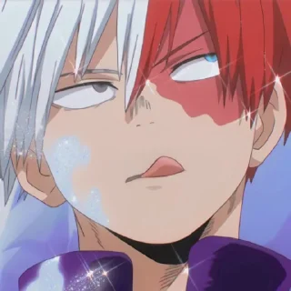 ❣ emoji Todoroki @Sticker_anime_boy Telegram sticker 10 of 11