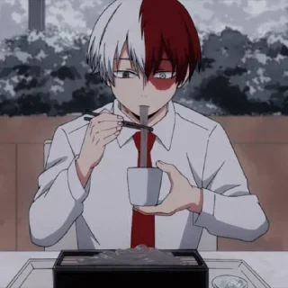 ❣ emoji Todoroki @Sticker_anime_boy Telegram sticker 7 of 11