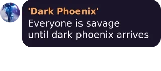 🔥 emoji Dark Phoenix once said Telegram sticker 20 of 33