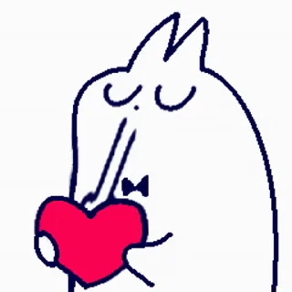 😘 emoji 领结猫Cat 2 动态版 更多贴纸在 @riridoafflinks Telegram sticker 13 of 50