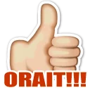 👍 emoji STIKER SIR RIZAL 1.0 Telegram sticker 10 of 120