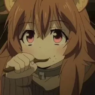 🦊 emoji Raphtalia-chan Telegram sticker 19 of 120