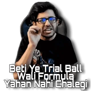 😡 emoji Stickipedia's CarryMinati Telegram sticker 24 of 24