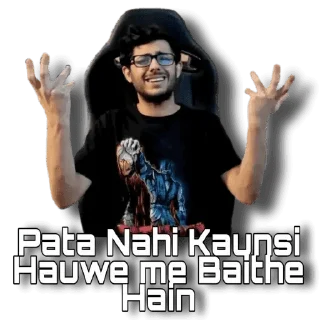 😡 emoji Stickipedia's CarryMinati Telegram sticker 18 of 24