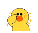 Sticker from Line Characters Cute