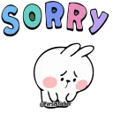 😢 emoji @Opstickerpacks ✨ Rabbit 🌸💫 Telegram sticker 10 of 24