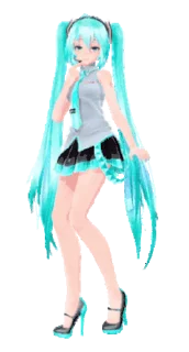 🧍 emoji Hatsune Miku Telegram sticker 23 of 27