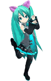 💃 emoji Hatsune Miku Telegram sticker 24 of 27