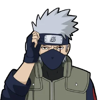 🤨 emoji Harsh's [ Kakashi😎] Telegram sticker 7 of 21