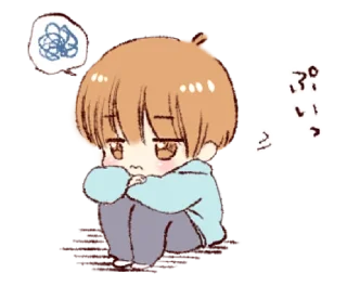 👦 emoji Sticker of a boy and a girl! (Boys side) @waesticker Telegram sticker 1 of 25