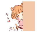 😯 emoji Sticker of a boy and a girl!(Girls side) @bistic Telegram sticker 9 of 32