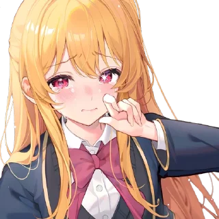 ❤️ emoji @Anime_Sticker_noob Oshi No Ko Fanart Sticker. Telegram sticker 15 of 66