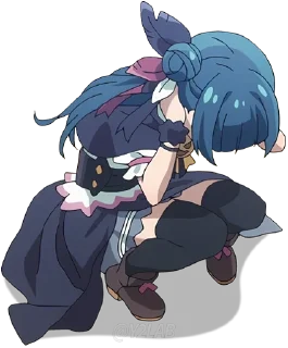 💆‍♀️ emoji Genjitsu no Yohane @Y2LAB Telegram sticker 7 of 116