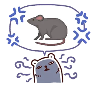 🐀 emoji Bac bac gossip Telegram sticker 16 of 66