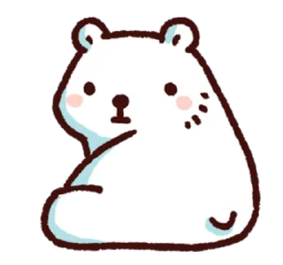 😐 emoji Bac Bac's Moving Diary @deazzle Telegram sticker 5 of 8