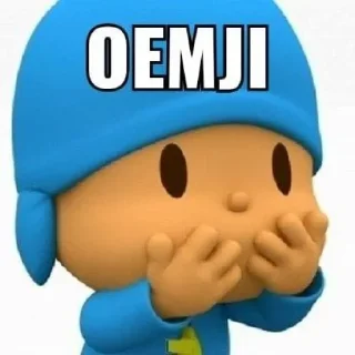 👎 emoji pocoyo pocoyo Telegram sticker 22 of 33