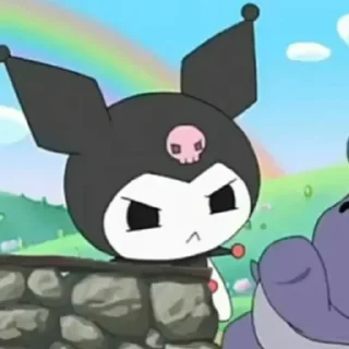 😠 emoji 𓏲࣪  kuromi unfilt! {❀- @scribbnle} Telegram sticker 5 of 15