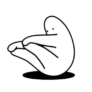 🌫 emoji Mr. Donothing by @susuimut Telegram sticker 6 of 48
