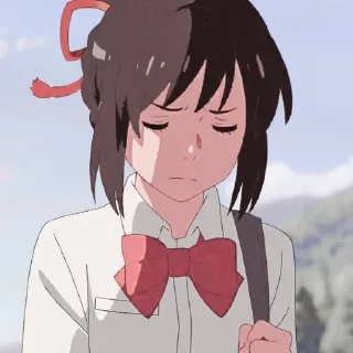 ✉️ emoji Mitsuha Miyamizu ; @yourtikel Telegram sticker 6 of 30