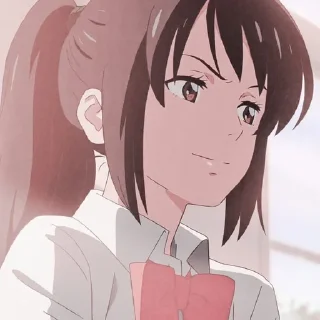 ✉️ emoji Mitsuha Miyamizu ; @yourtikel Telegram sticker 12 of 30