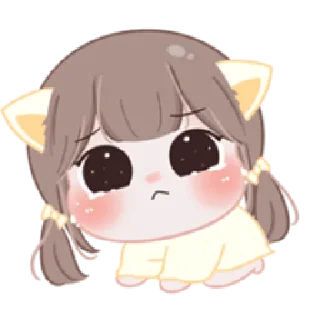 ☹️ emoji meow! :3 | @cutestickers4you Telegram sticker 8 of 40
