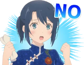 🆖 emoji Adachi and Shimamura Telegram sticker 6 of 40