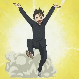 🏐 emoji @wallpaper_kid haikyuu//3 @Anime_Sticker_noob Telegram sticker 14 of 45