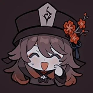 Sticker from [✎𖥻hutao geshin impact • @Hiiragihelp .₊˚]