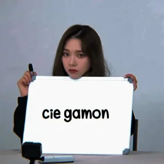 📋 emoji yoo jimin ( karina ) @aespac Telegram sticker 17 of 44