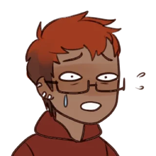 😥 emoji junp3i doesn't really care. Telegram sticker 8 of 24