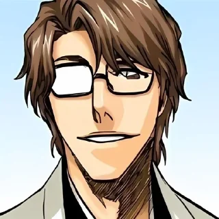 🌟 emoji Sosuke Aizen @stickersbag Telegram sticker 8 of 50