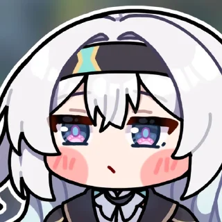 😕 emoji 流萤 @DimensionID Telegram sticker 14 of 46