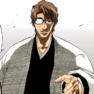🌟 emoji Sosuke Aizen @stickersbag Telegram sticker 7 of 50