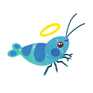 😭 emoji @Tikelin Happy Tropical Fish Telegram sticker 20 of 80
