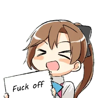 🖕 emoji WEEB - @Anime_Stickers_Pack Telegram sticker 9 of 100