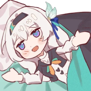 💤 emoji 流萤举牌表情包 Telegram sticker 10 of 33