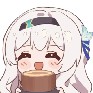 🍰 emoji 流萤举牌表情包 Telegram sticker 12 of 33