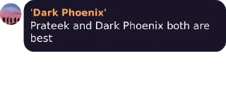 ✊ emoji Dark Phoenix once said Telegram sticker 11 of 33