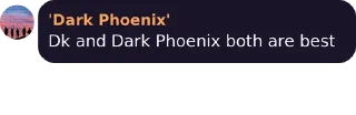 ✊ emoji Dark Phoenix once said Telegram sticker 12 of 33