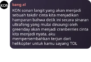 Sticker from bang al