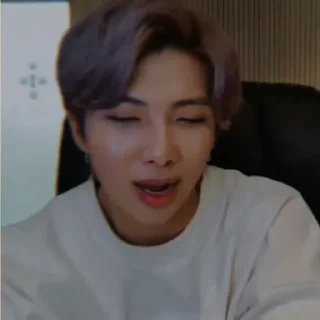🎙 emoji namjoon by @tikelkomek. Telegram sticker 6 of 40