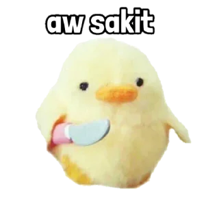 😌 emoji anak ayam punya nadia Telegram sticker 13 of 120