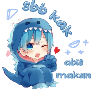 🍔 emoji @janskies blue stixx Telegram sticker 5 of 26